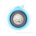 custom travel outdoor pet collapsible pet dog bowl
